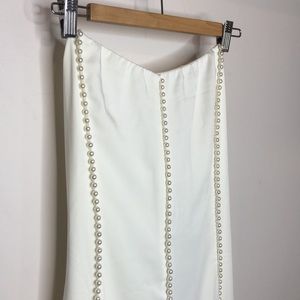 Strapless Pearl dress